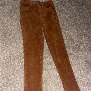 Women Brown corduroy jeans forever 21 size small